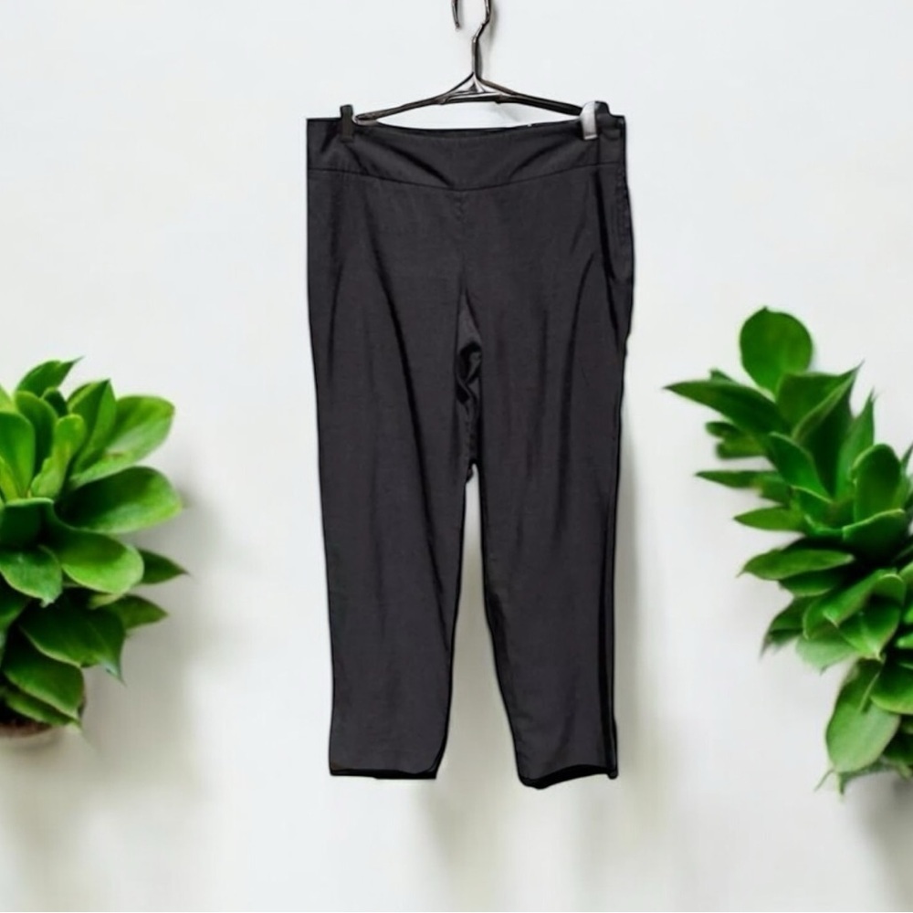 Lilly Pulitzer Black Cropped Viscose Capri Pants Size 4